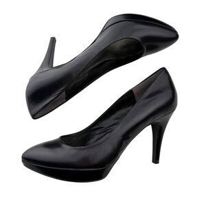 GUESS‎ Black Platform Pumps Pointed Toe Y2K Stiletto Corporate Office Siren 8M